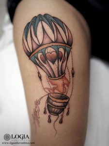 tatuaje-pierna-globo-color-logia-barcelona-billy 